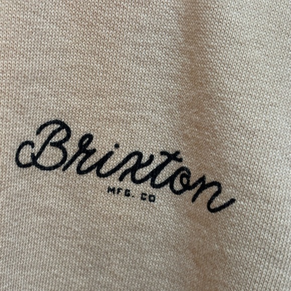 BRIXTON Freebird Women's Beige Graphic Hoodie XS Sweatshirt Eagle See Descript - Picture 4 of 11